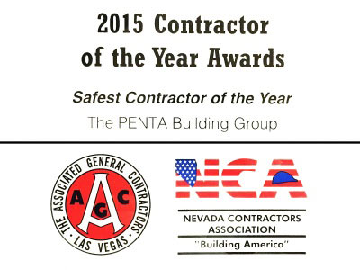 2015 Safest Contractor of the Year Award